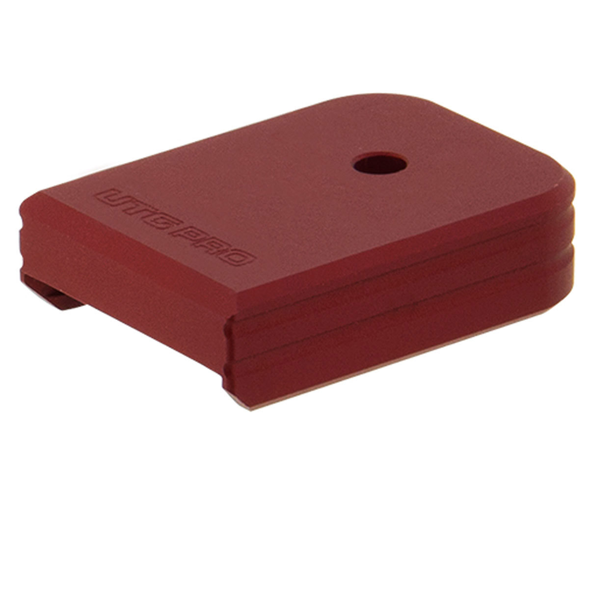 

UTG PRO +0 Base Pad for Factory Glock Large Frame Magazines, Matte Red