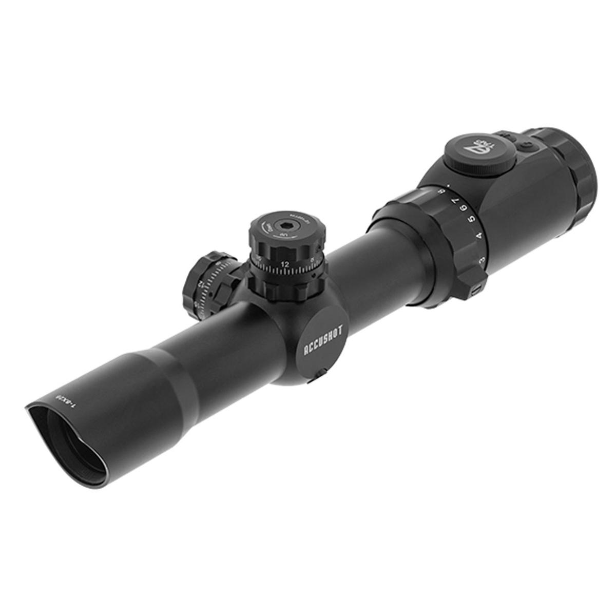 

UTG 1-8x28 ACCUSHOT Tactical Riflescope, Illum SFP BG4 Reticle, 30mm Tube