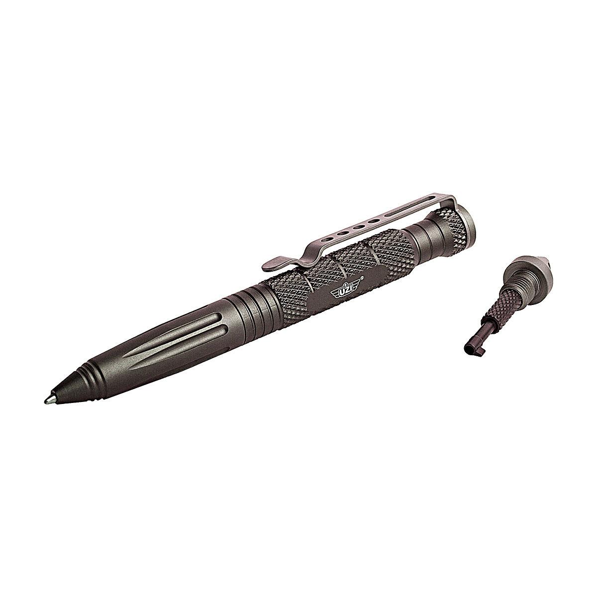 

UZI Tactical Glassbreaker #6 Pen with Built-In Cuff Key, Gun Metal