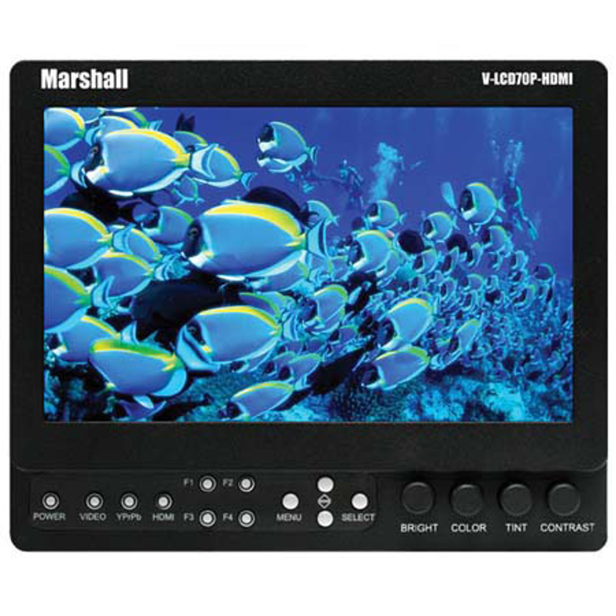 

Cinetics Marshall V-LCD70P-HDMI 7" Cam Monitor w/Pan Batt Adaptr