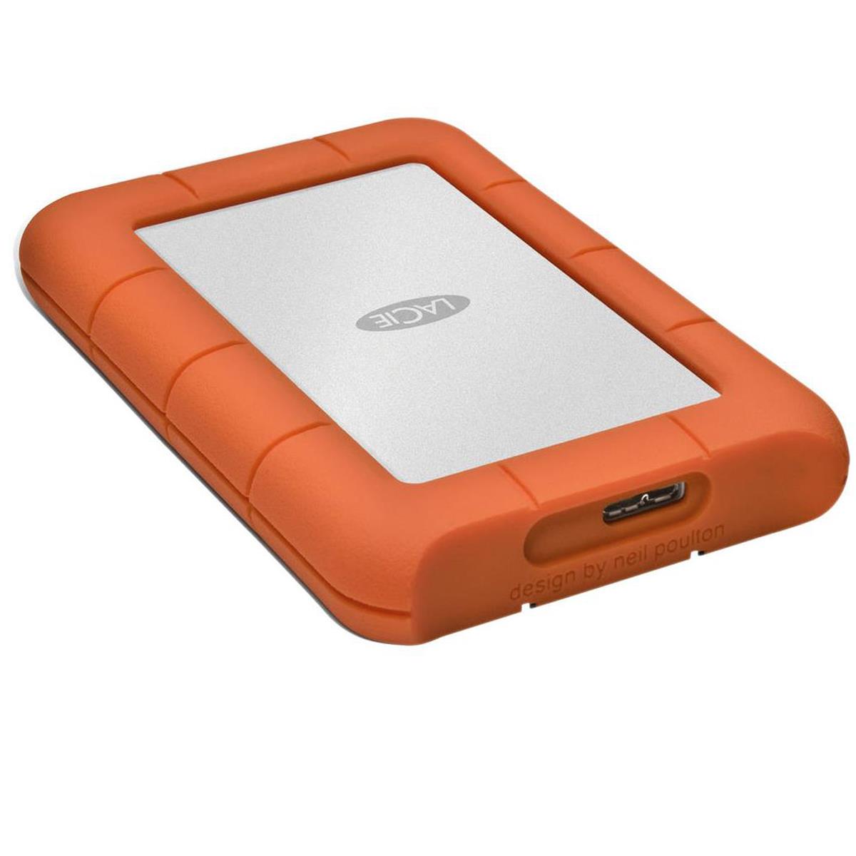 Портативный внешний жесткий диск LaCie Rugged Mini емкостью 2 ТБ #LAC9000298