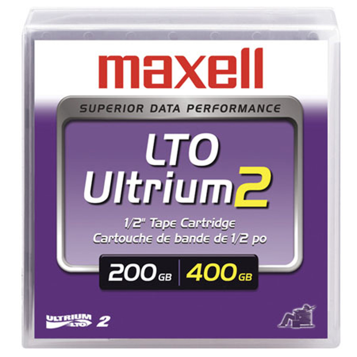 

Maxell Ultrium LTO-2 1/2" Tape Cartridge, 200GB /400GB Capacity