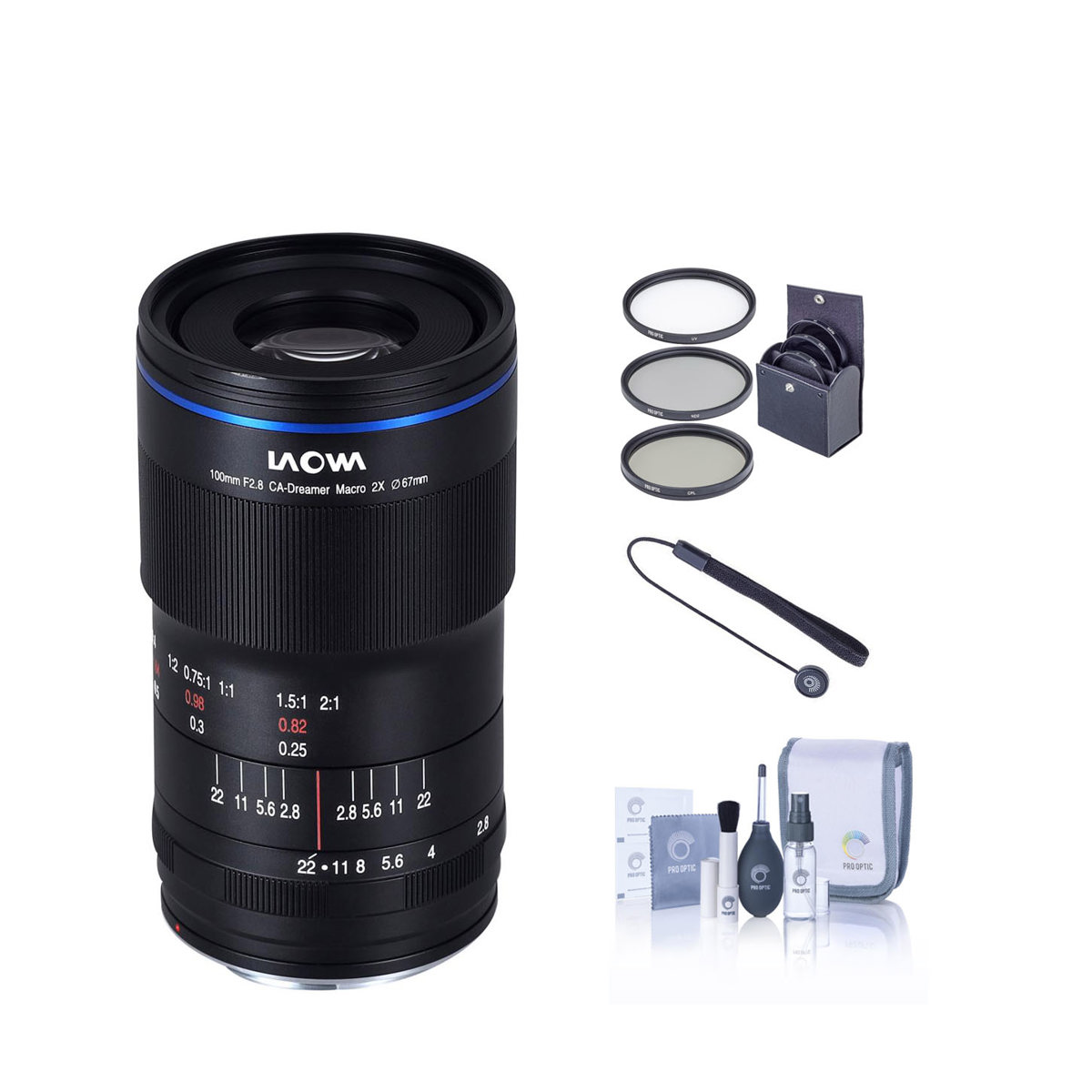 

Venus Laowa 100mm f/2.8 2x Ultra Macro APO Lens for Canon EF w/Accessories Kit