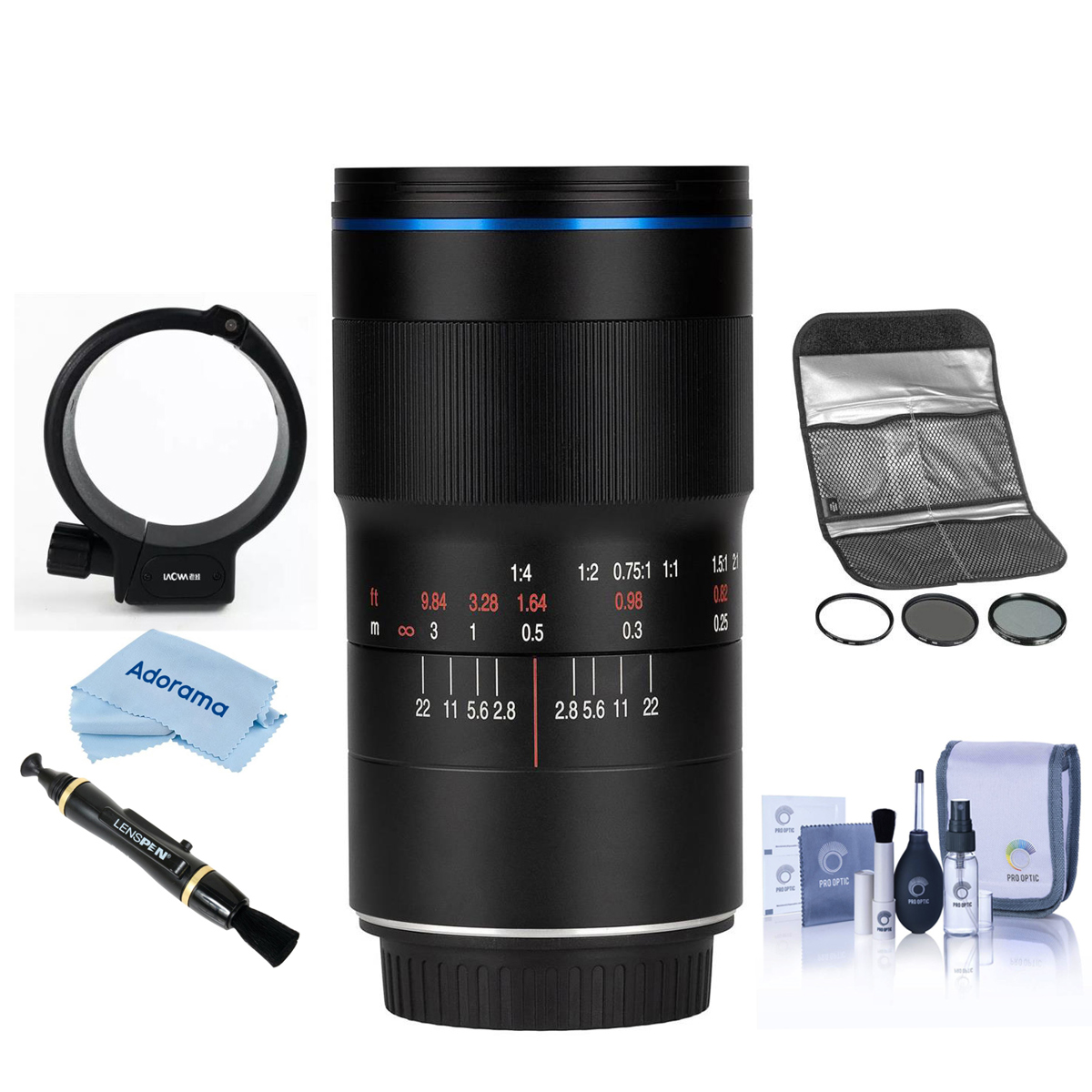 

Venus Laowa 100mm f/2.8 2X Ultra Macro APO Lens for Sony FE w/67mm Filter Kit II