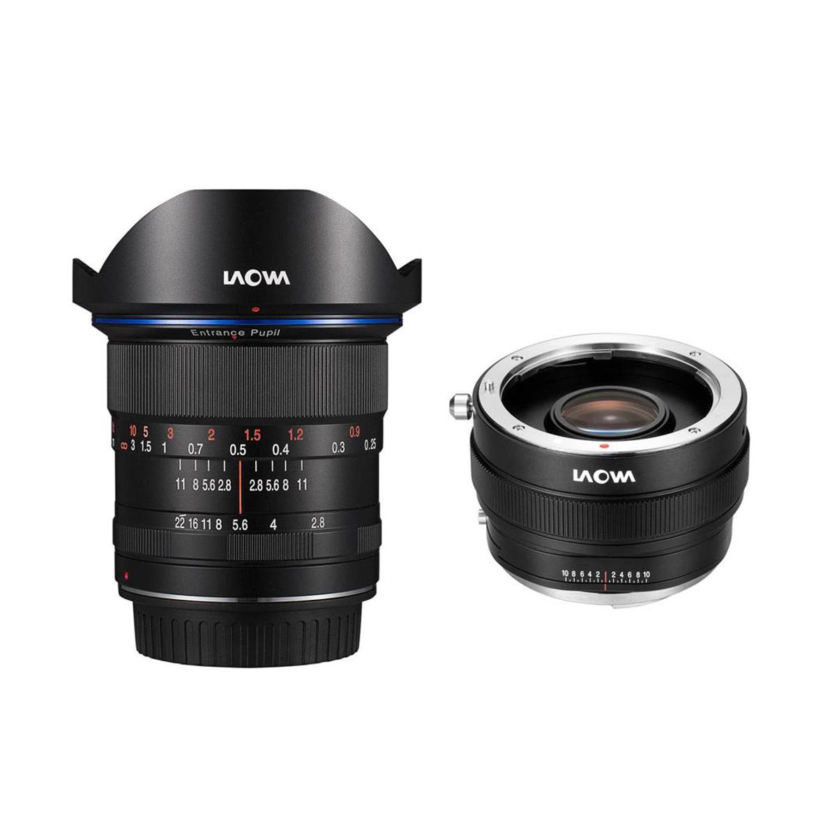 

Venus Laowa 12mm f/2.8 Zero-D Lens for Canon EF, Black with Converter Kit