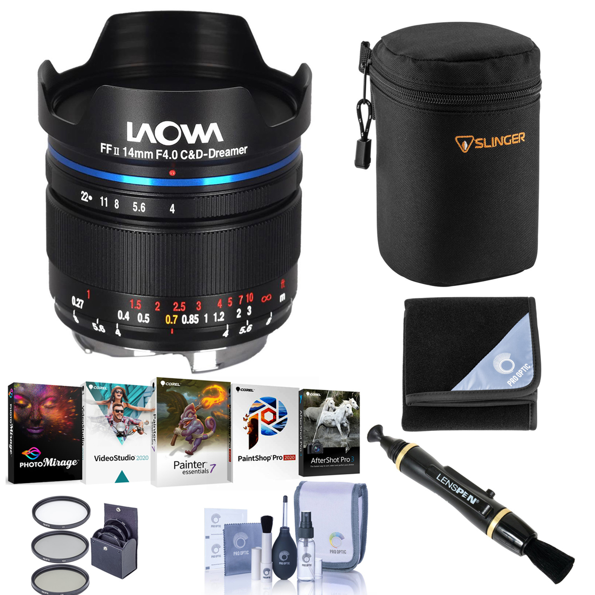 

Venus Laowa 14mm f/4 FF RL Zero-D Lens for Nikon Z with PC Software & Acc Kit