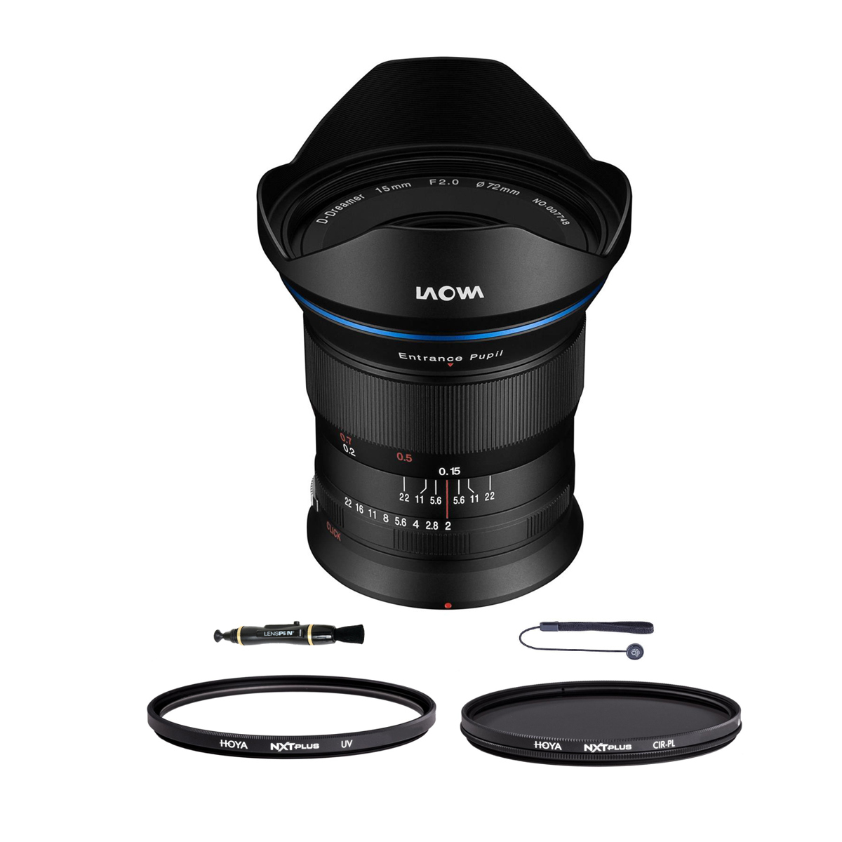 

Venus Laowa 15mm f/2 FE Zero-D Lens for Nikon Z with Hoya 72mm UV+CPL Filter Kit