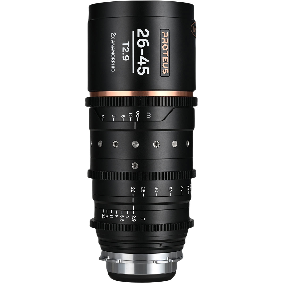 

Venus Laowa Proteus 26-45mm T2.9 2x Anamorphic Cine Lens for PL/EF, Amber, Meter