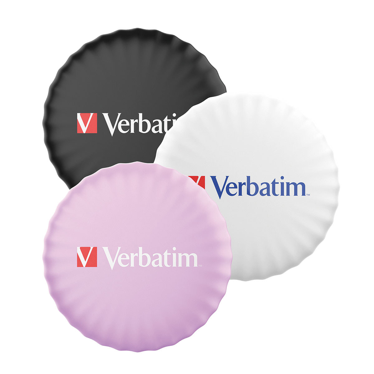 

Verbatim My Finder Bluetooth Coin Tracker, Black, White & Purple, 3-Pack