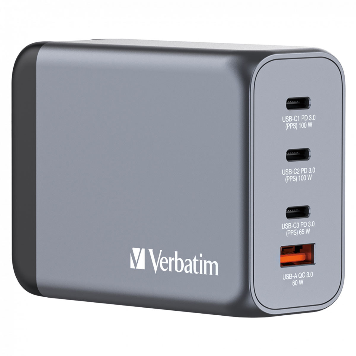 

Verbatim 200W 4-Port GaN Wall Charger