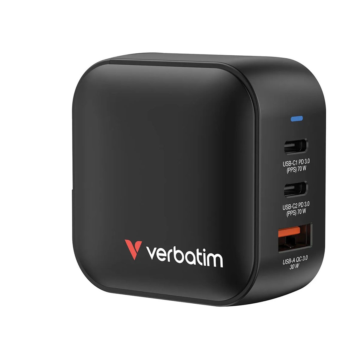 

Verbatim 70W 3-Port USB Mini GaN Wall Charger