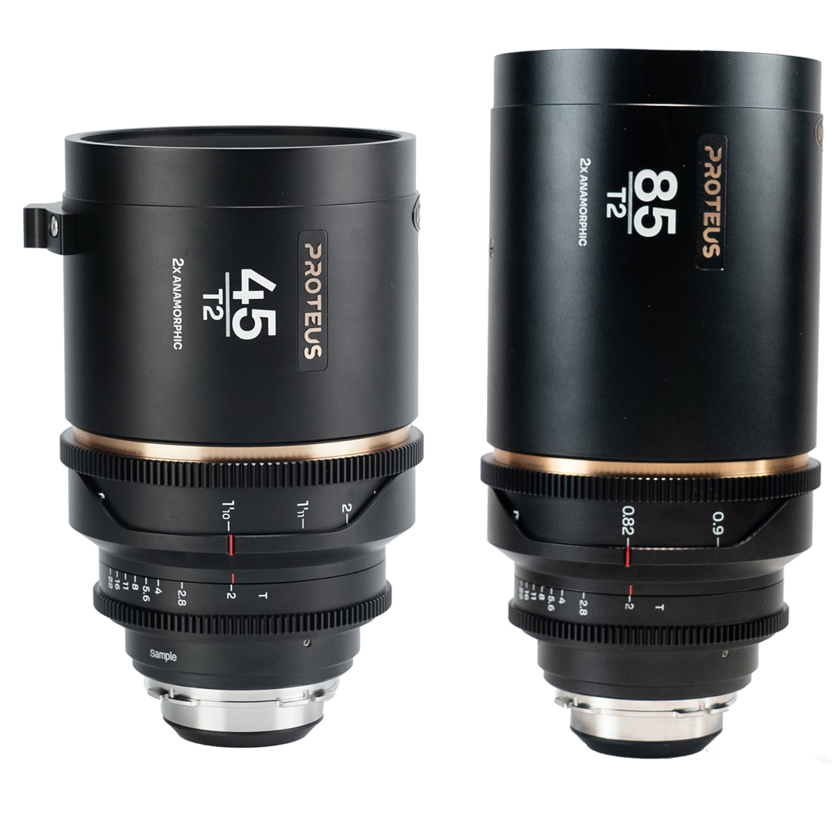 

Venus Laowa Proteus 2-Lens Bundle w/45mm & 85mm T2 Cine Lens, PL/EF,Silver,Meter