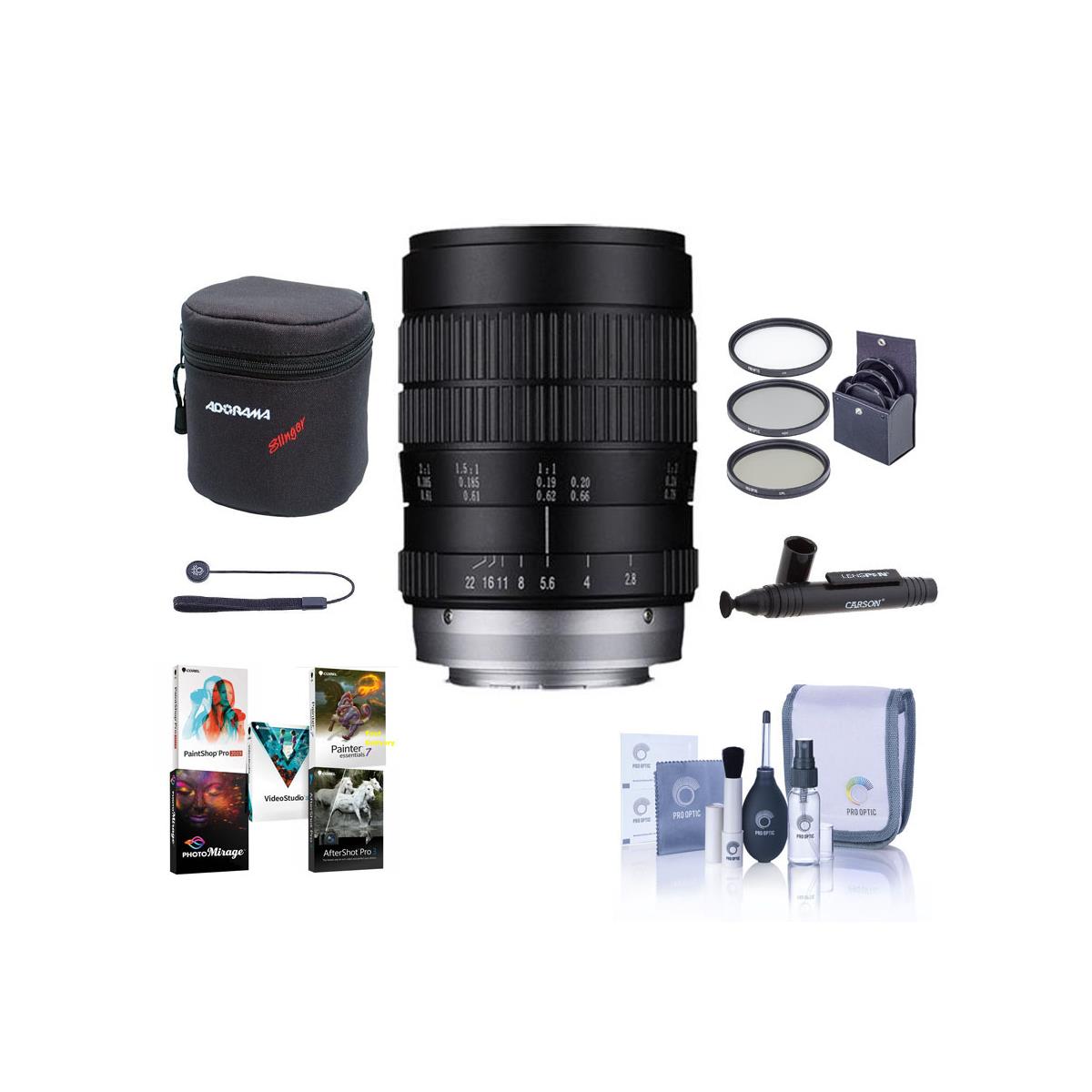 Venus Laowa 60mm f/2.8 Ultra Macro Lens for Canon EF with Free Accessories Kit -  VEN6028C A