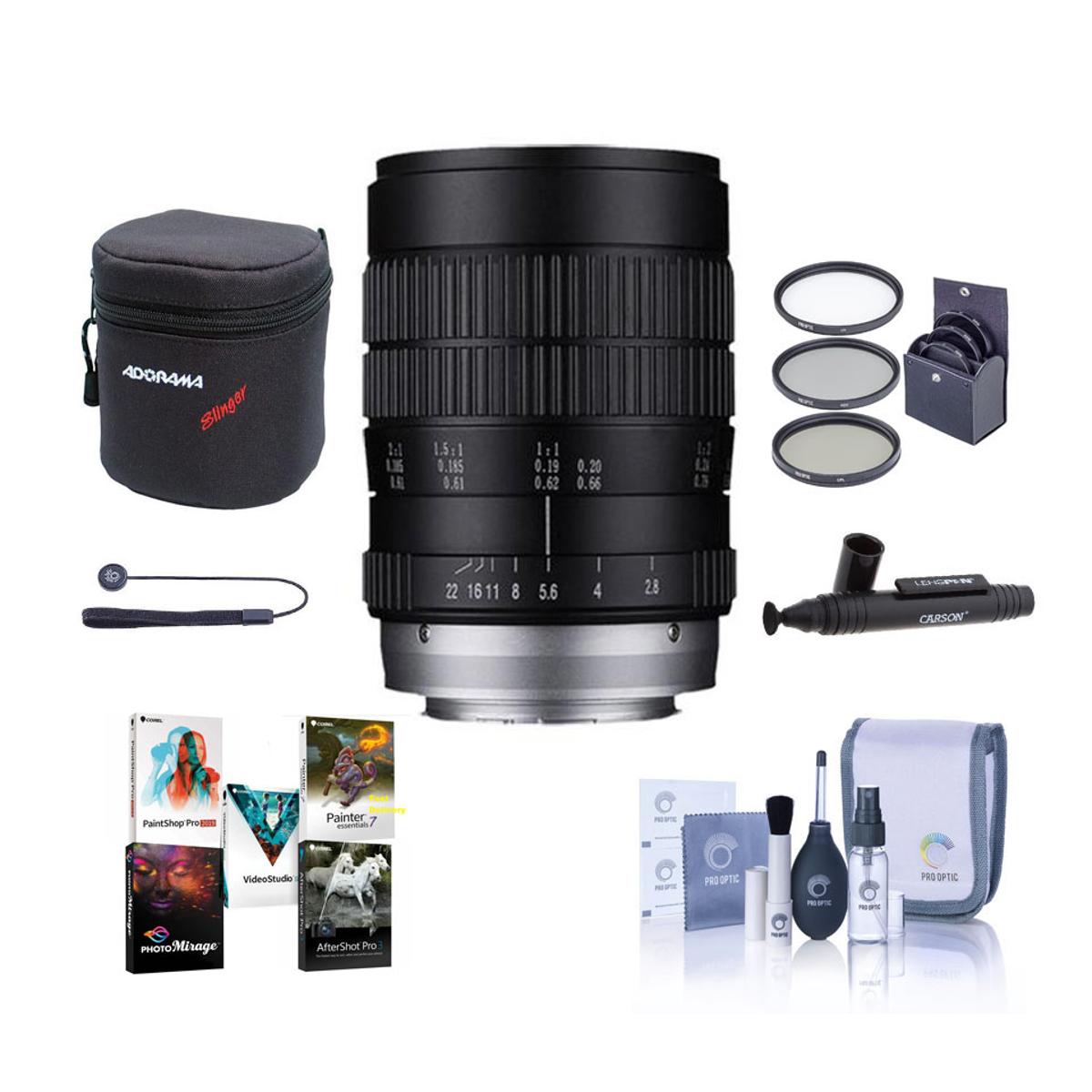 

Venus Laowa 60mm f/2.8 2x Ultra-Macro Lens for Nikon F with Free Accessories Kit