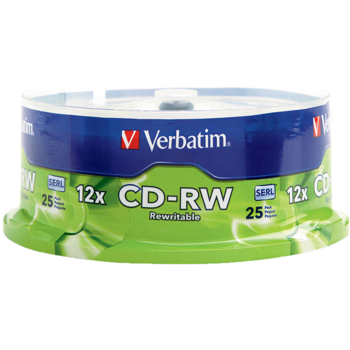 

Verbatim 95155 CD-RW 80 min, 700MB High Speed, 25 Pack