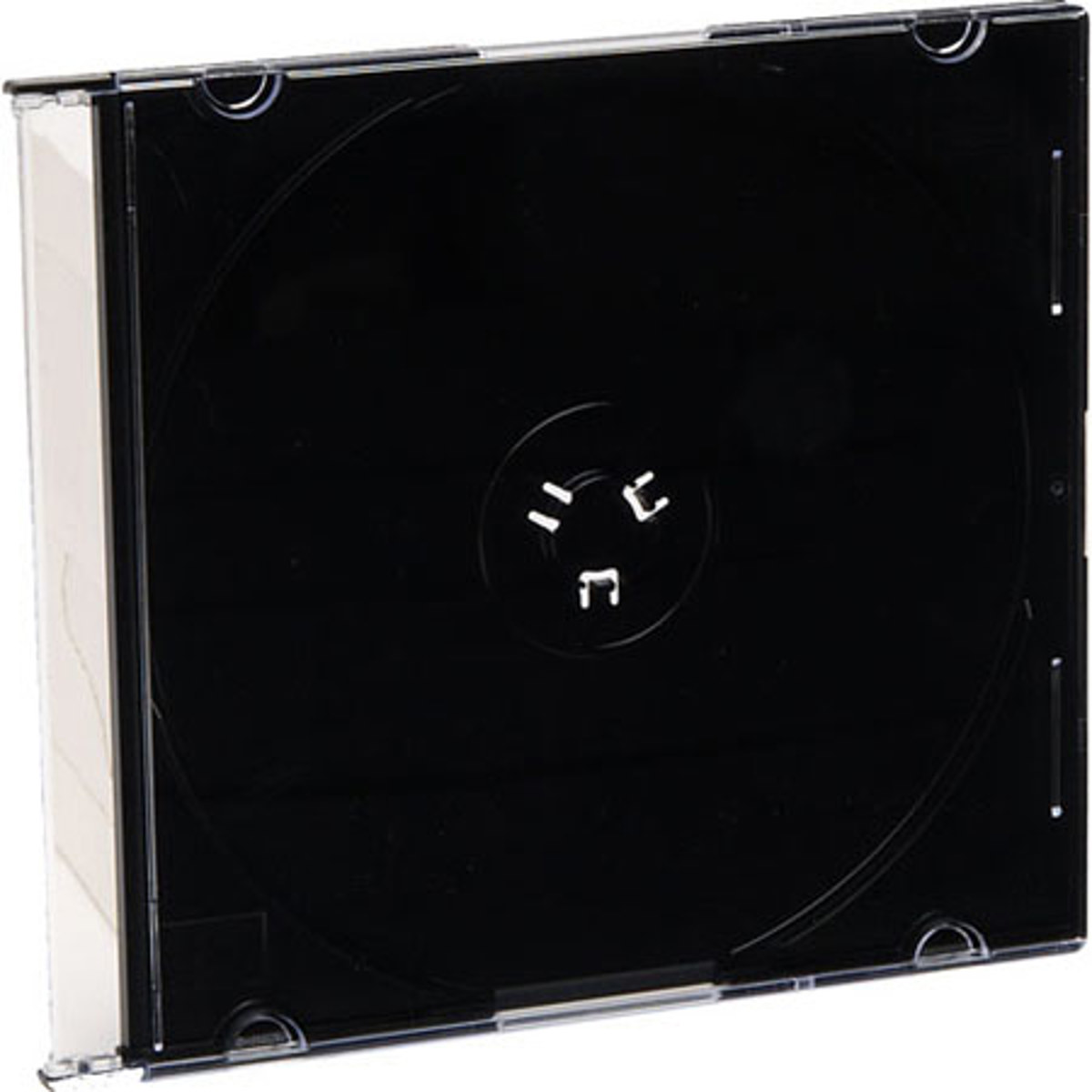 Image of Verbatim CD / DVD Black Slim Storage Cases