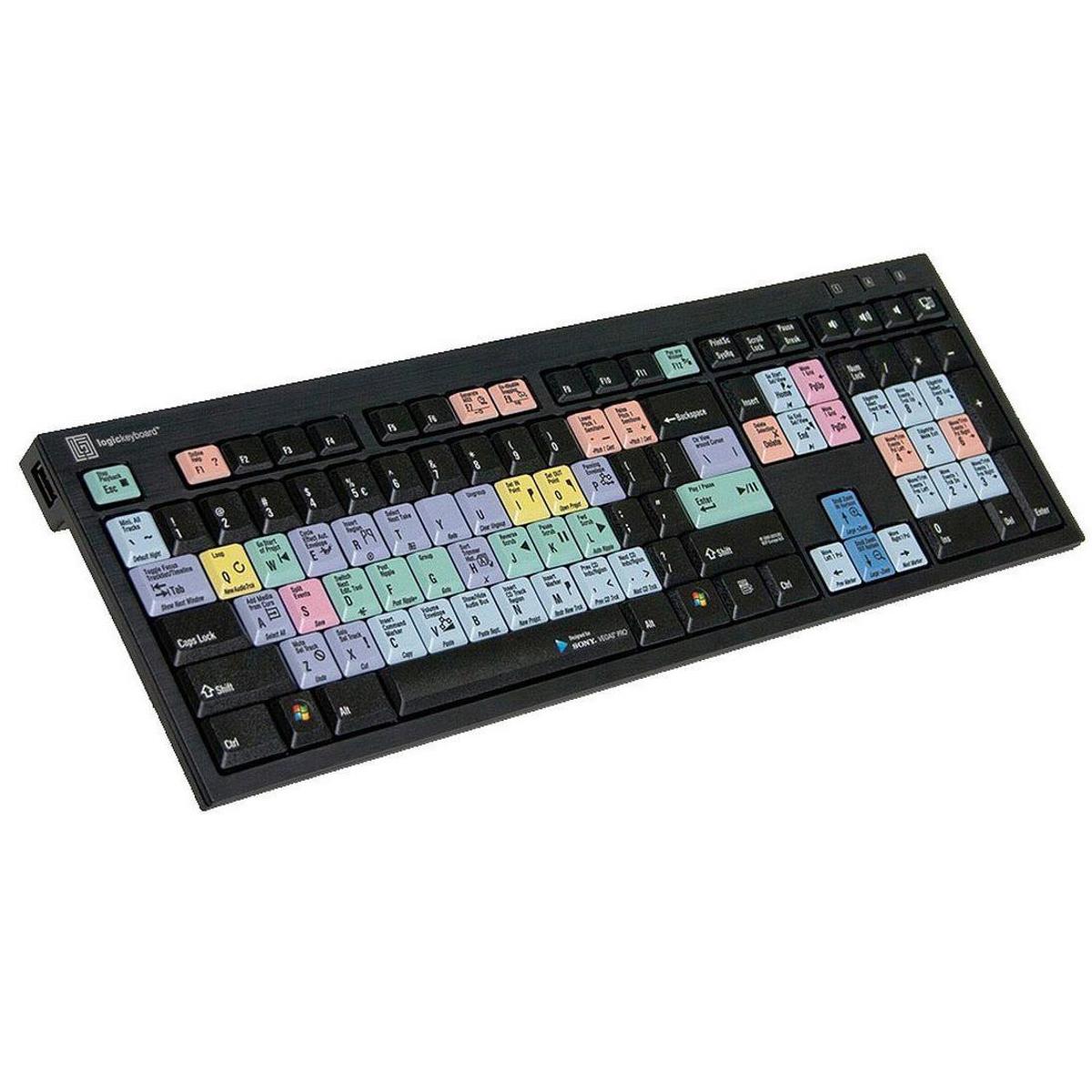 

LogicKeyboard Sony Vegas Pro 13 American English Nero Slim Line PC Keyboard