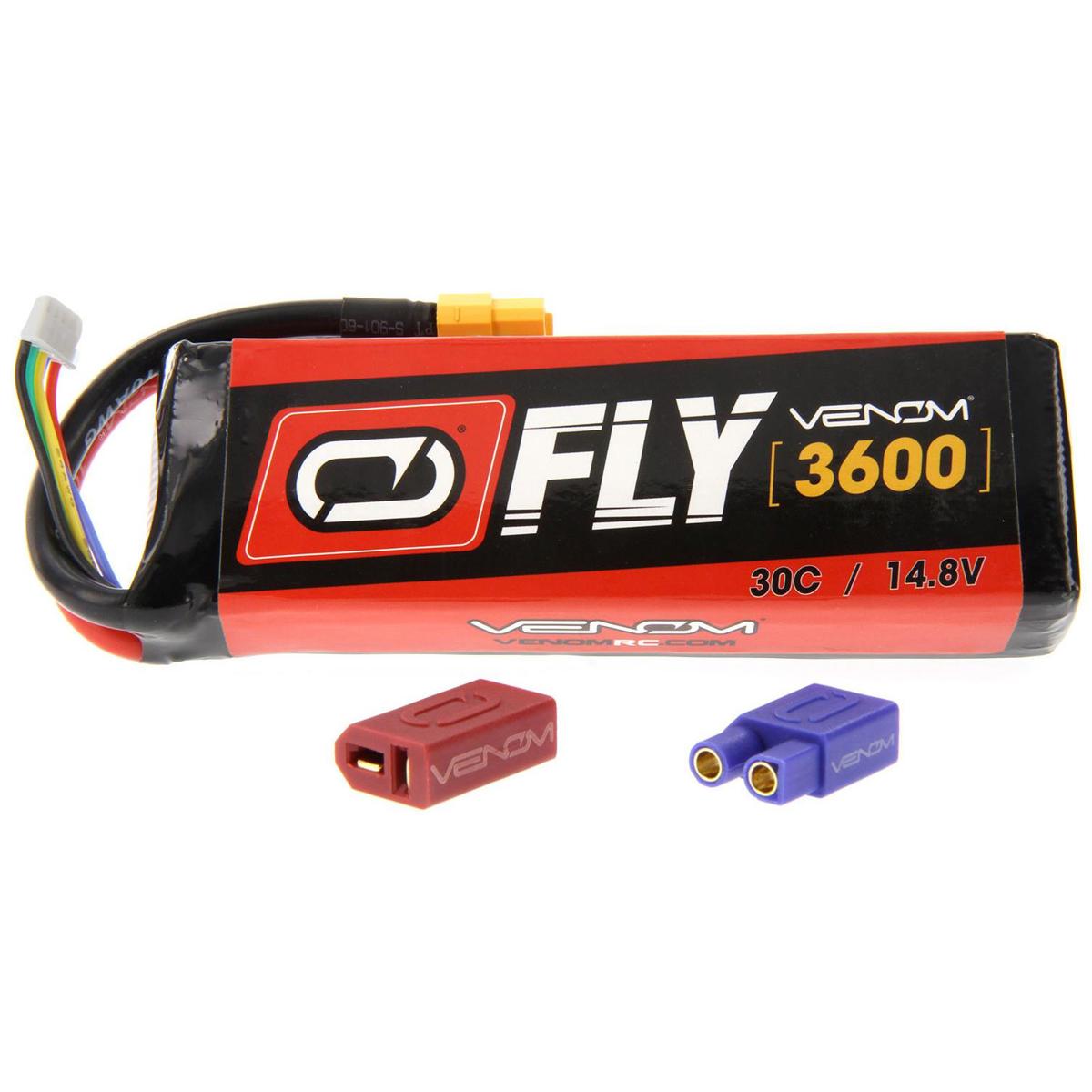 

Venom Fly 30C 4S 3600mAh 14.8V LiPo Battery with UNI 2.0 Plug