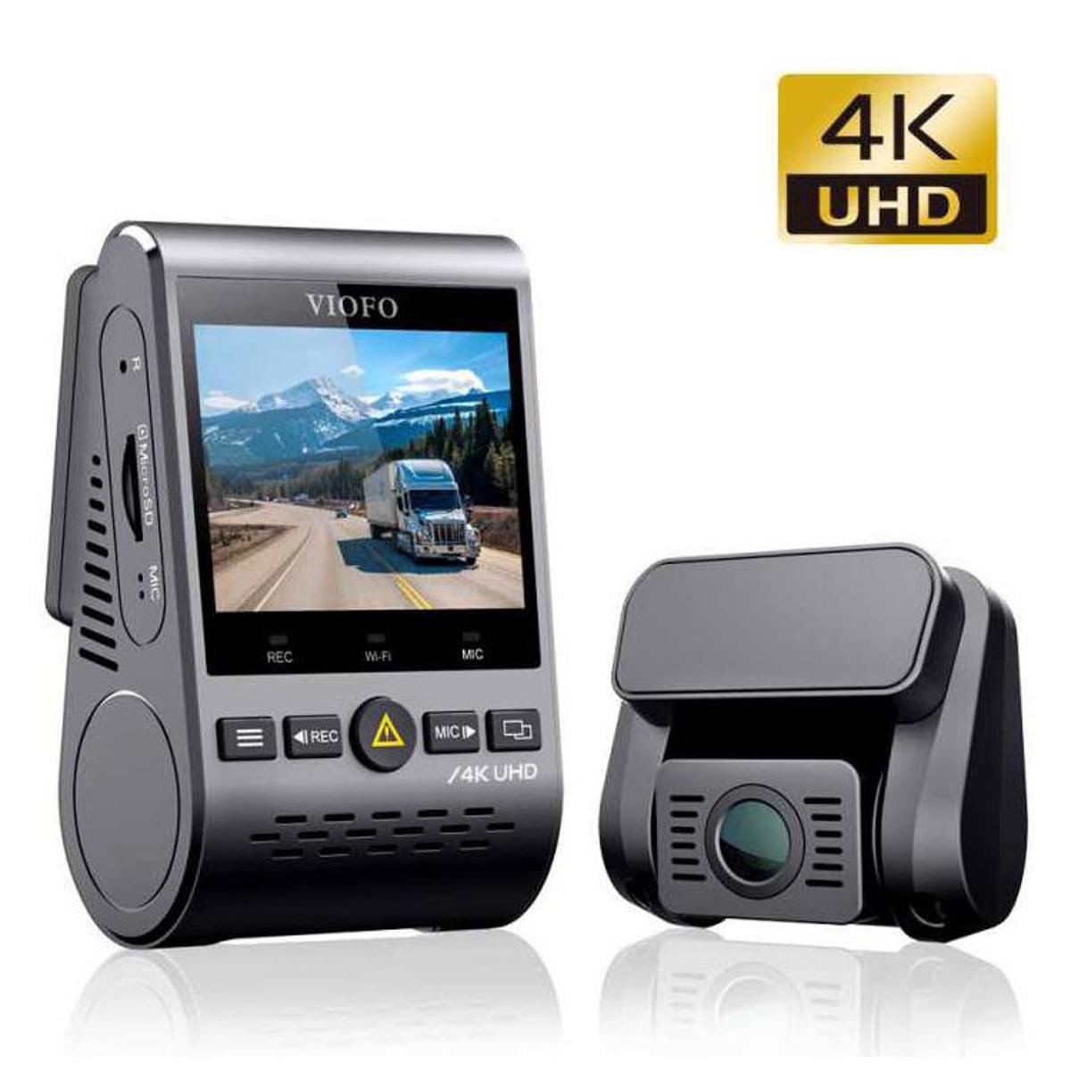 

VIOFO Viofo A129 Pro Duo 4K UHD Front + FHD Rear 2-Ch Wifi Dash Camera with GPS