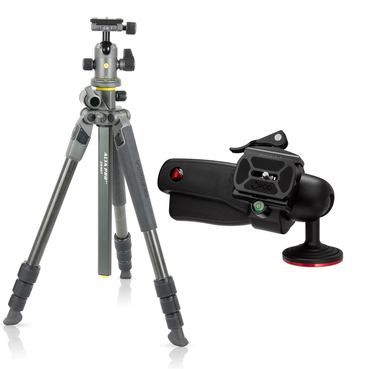 

Vanguard ALTA PRO 2+ 264CB 4-Sec CF Tripod w/BH-100 Ball Head,w/Pistol Grip Head