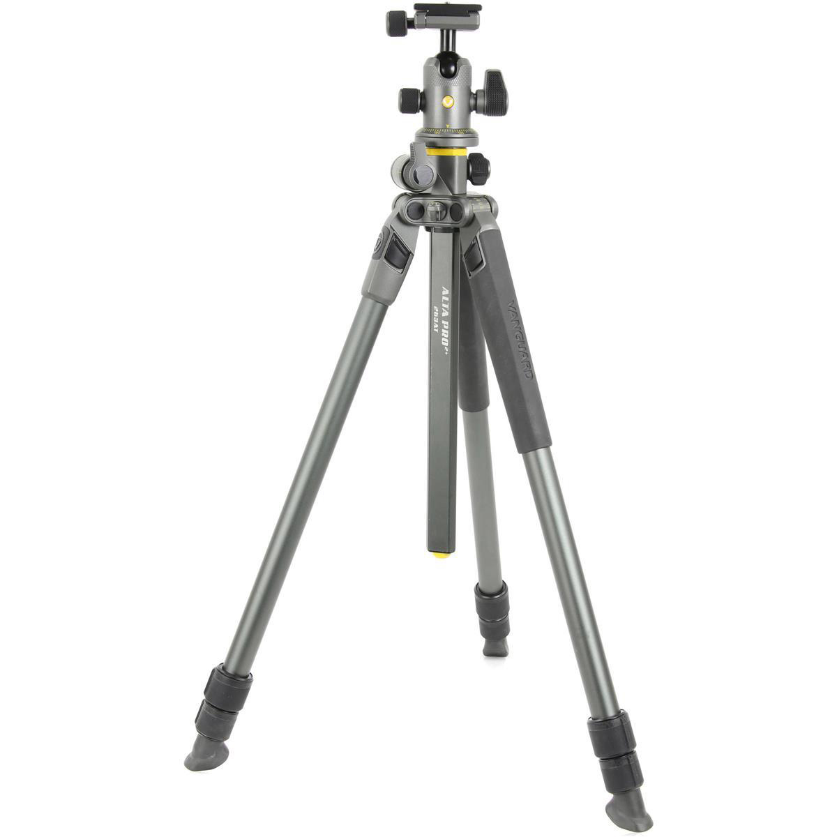 

Vanguard ALTA PRO 2+ 263AB100 3-Section Aluminum Tripod w/BH-100 Ball Head, Gray