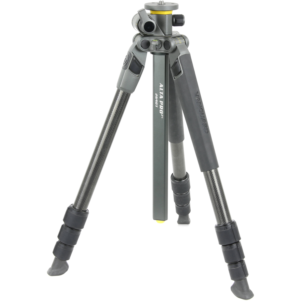 

Vanguard ALTA PRO 2+ 264CT 4-Section Carbon Fiber Tripod, Gray