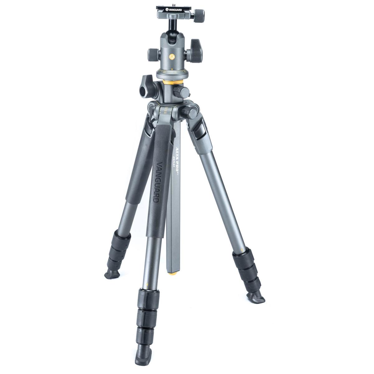 

Vanguard ALTA PRO 2+ 264AT 4-Section Al Tripod, Gray, with ALTA BH-100 Ball Head