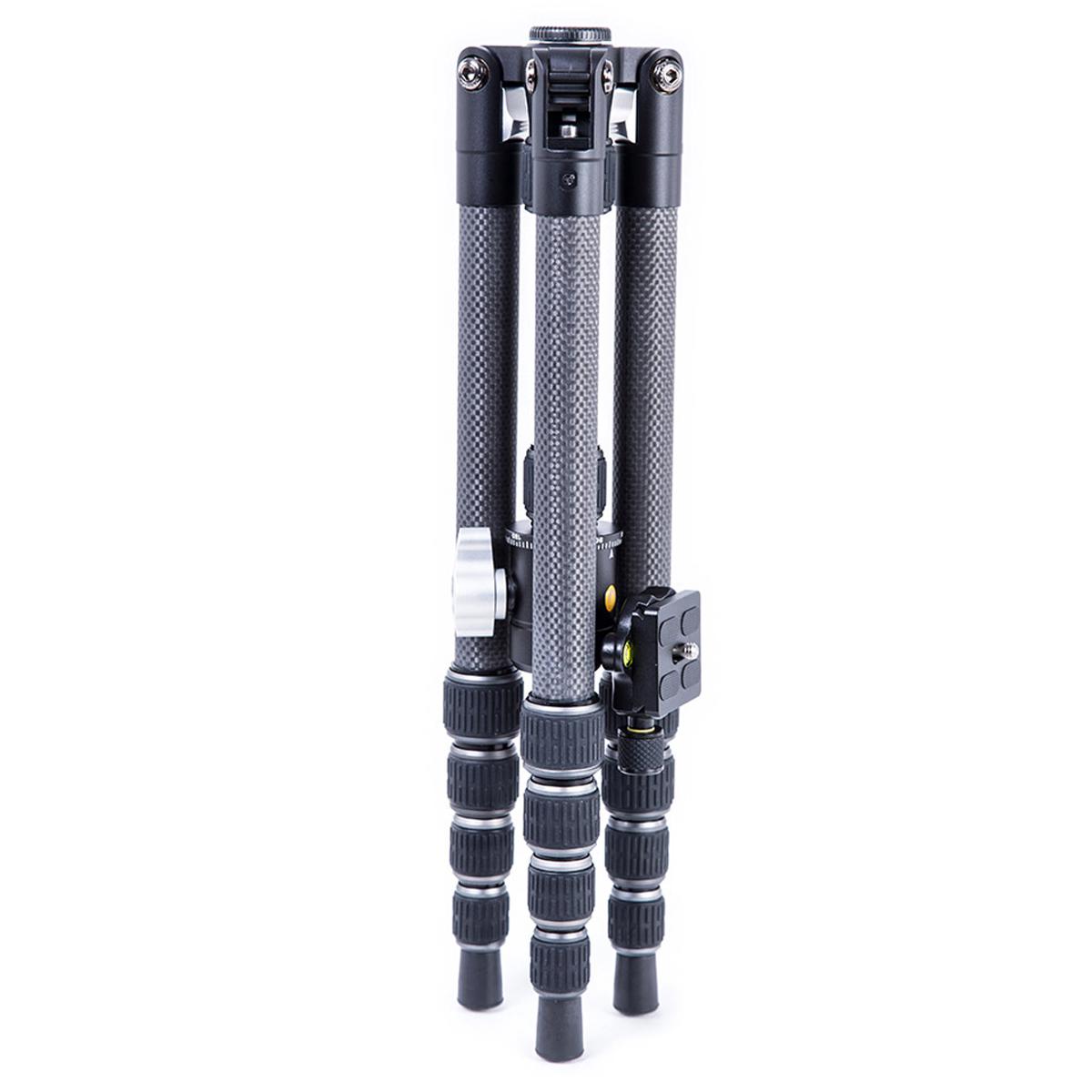 Vanguard VESTA TB 235CB 5-Section CF Travel Tripod w/T-51 Ball Head, Black