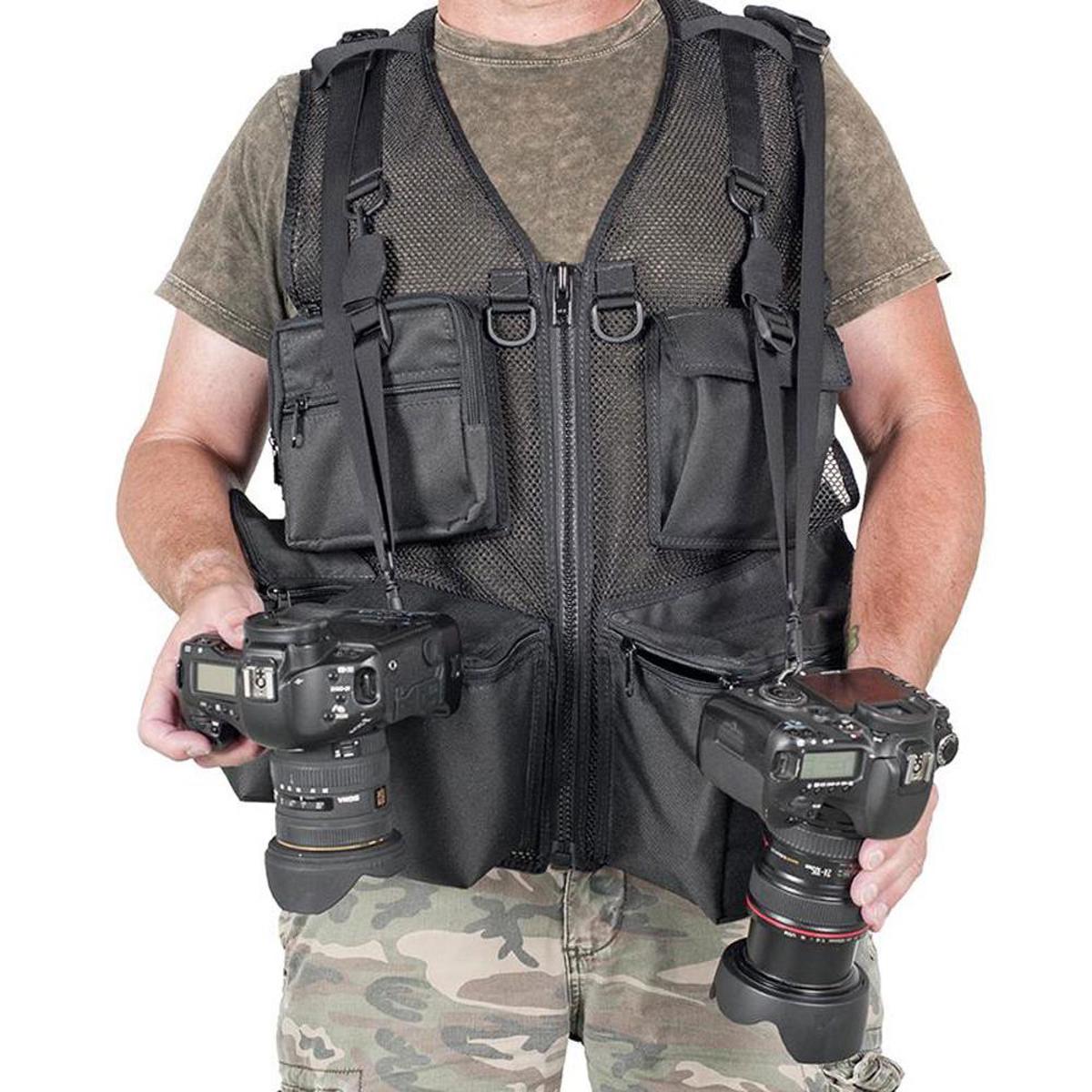 

Vanguard The Vest Guy Urban 5 Photo Vest, Large, Black Mesh