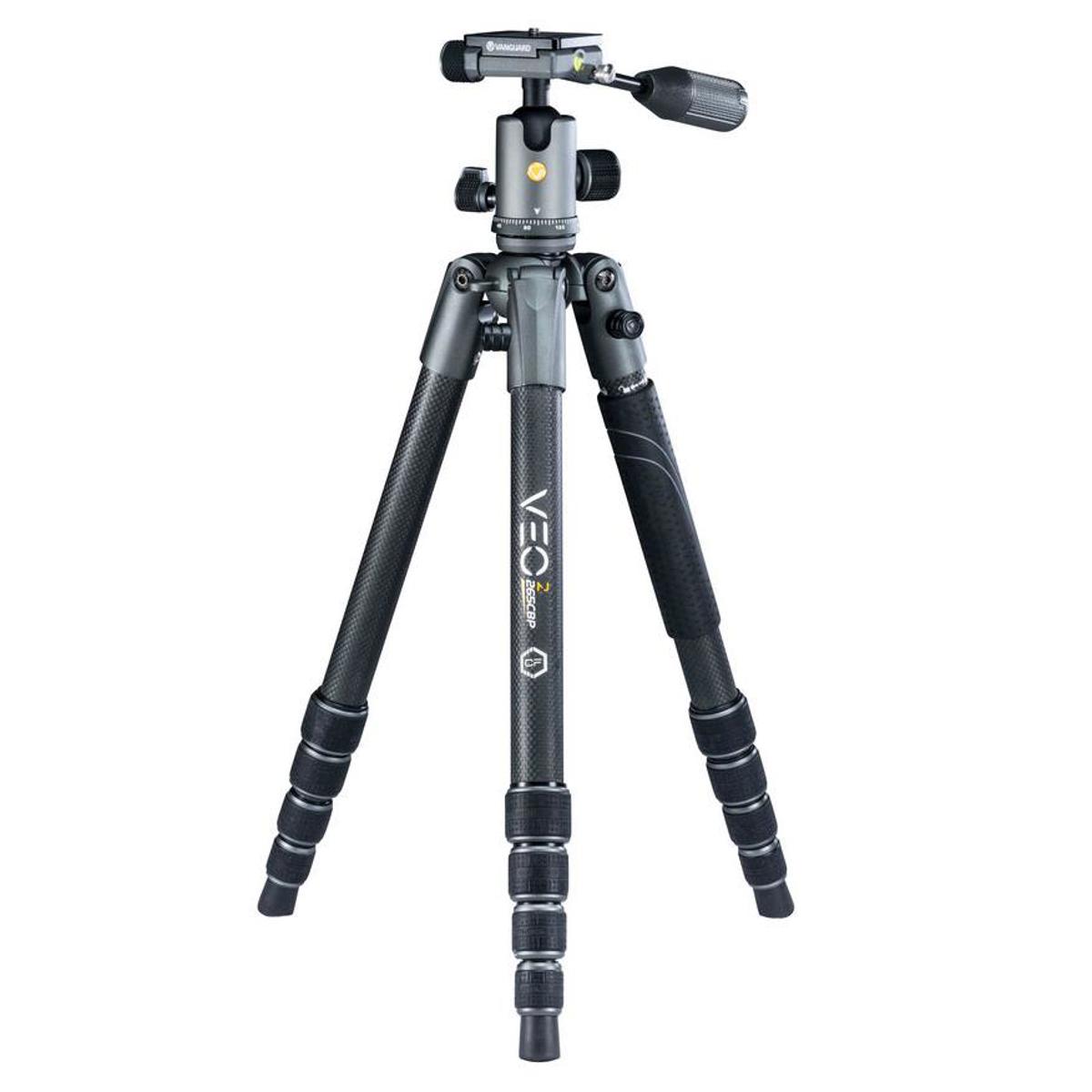 

Vanguard VEO 2X 265CBP 5-Section CF 4-In-1 Travel Tripod/Monopod, BP-120T Head