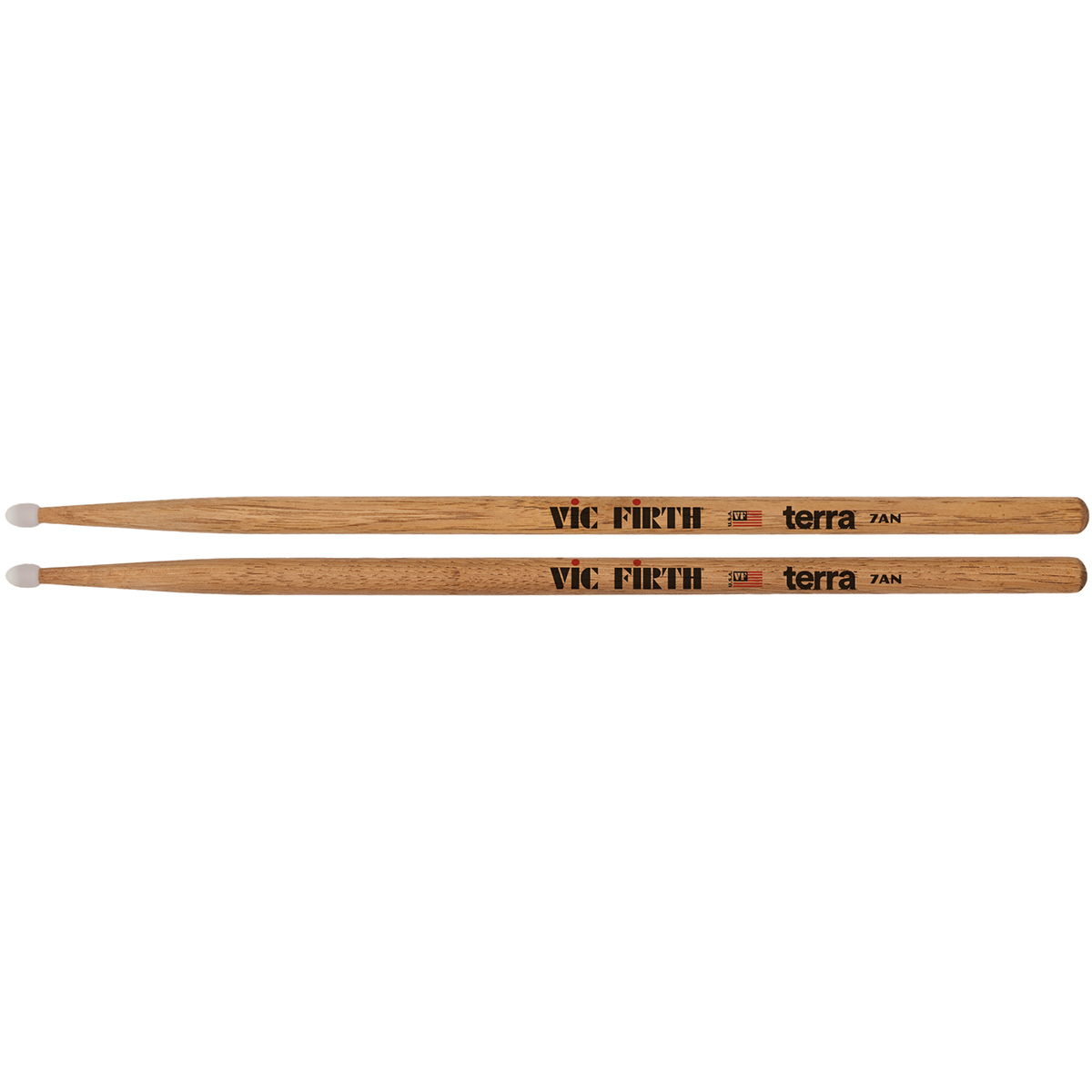 

Vic Firth American Classic Terra Series 7AN Drumsticks, Nylon Tip, Pair