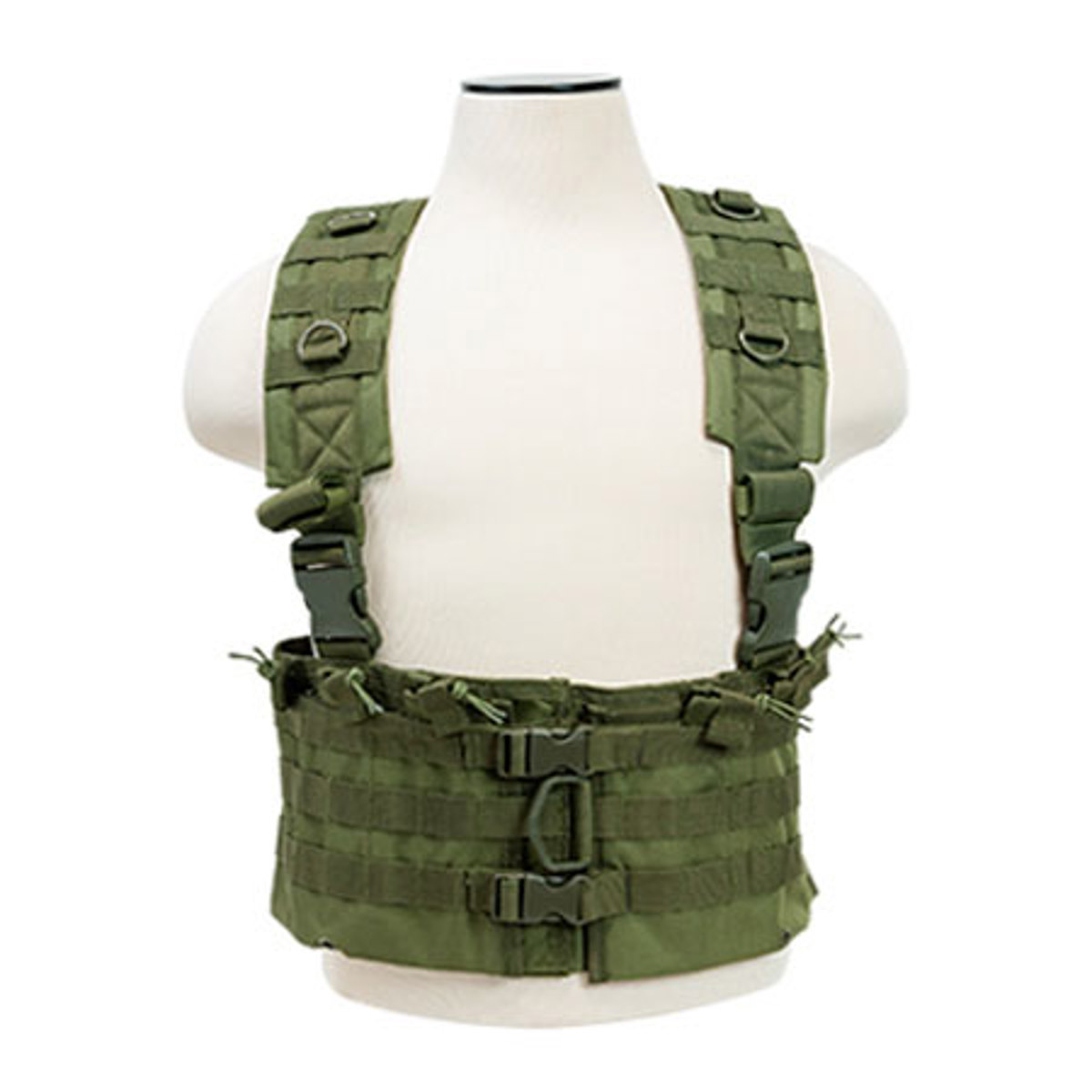 

NcSTAR Vism AR Chest Rig with 6 Double AR Magazine Pouches, Green
