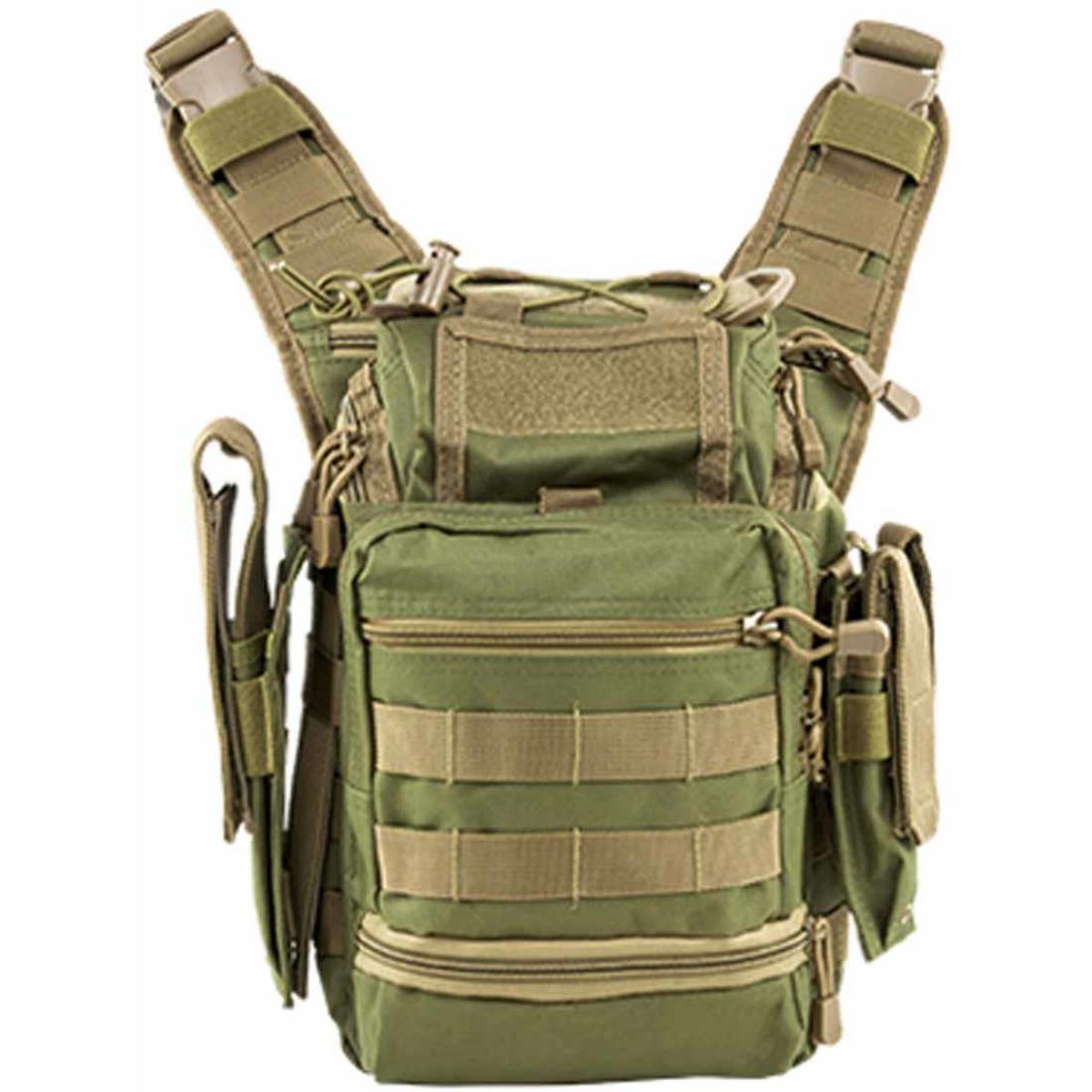 

NcSTAR Vism First Responders Utility Bag, Green with Tan