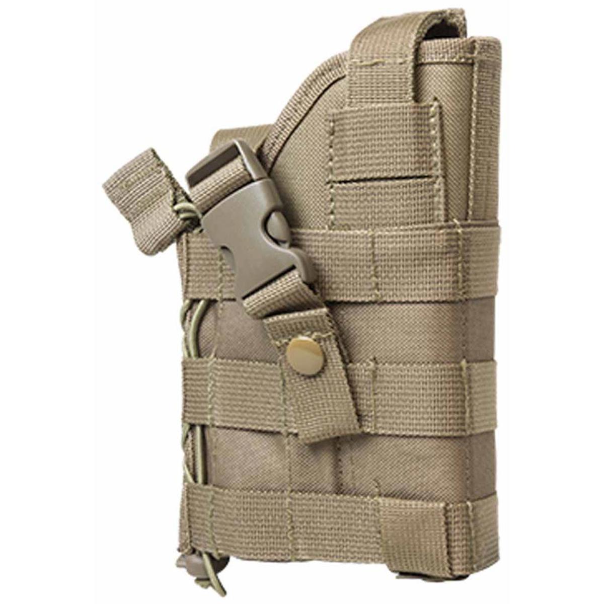 

NcSTAR Vism Ambidextrous Modular MOLLE Pistol Holster for Full & Compacts, Tan
