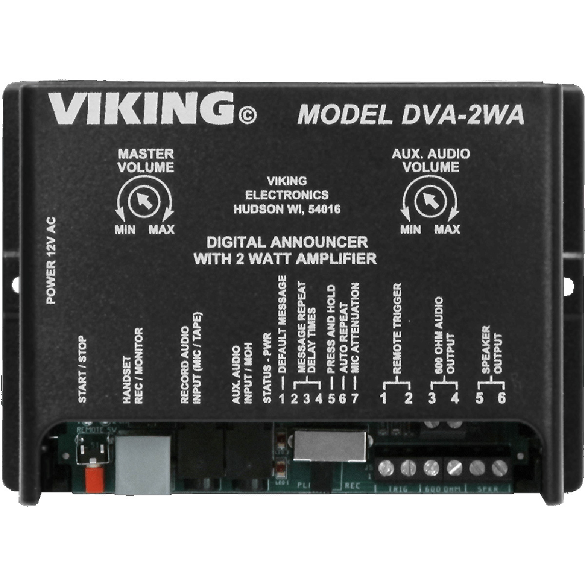 

Viking DVA-2WA Digital Voice Announcer with Amplifier