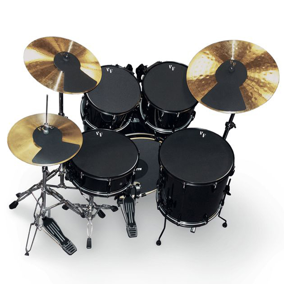 

Vic Firth Drum & Cymbal Mute Prepack w/12"/13"/14"/16"/22",Hi-Hat,2 Cymbal Mutes