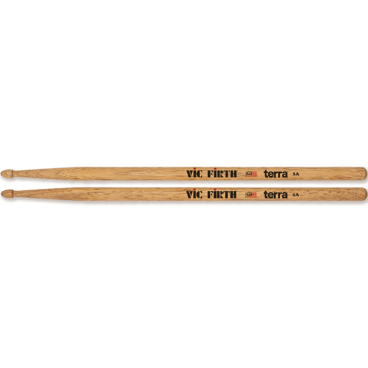 

Vic Firth American Classic Terra 5A Drumsticks, Wood Tip, 4 Pair w/Value Pack