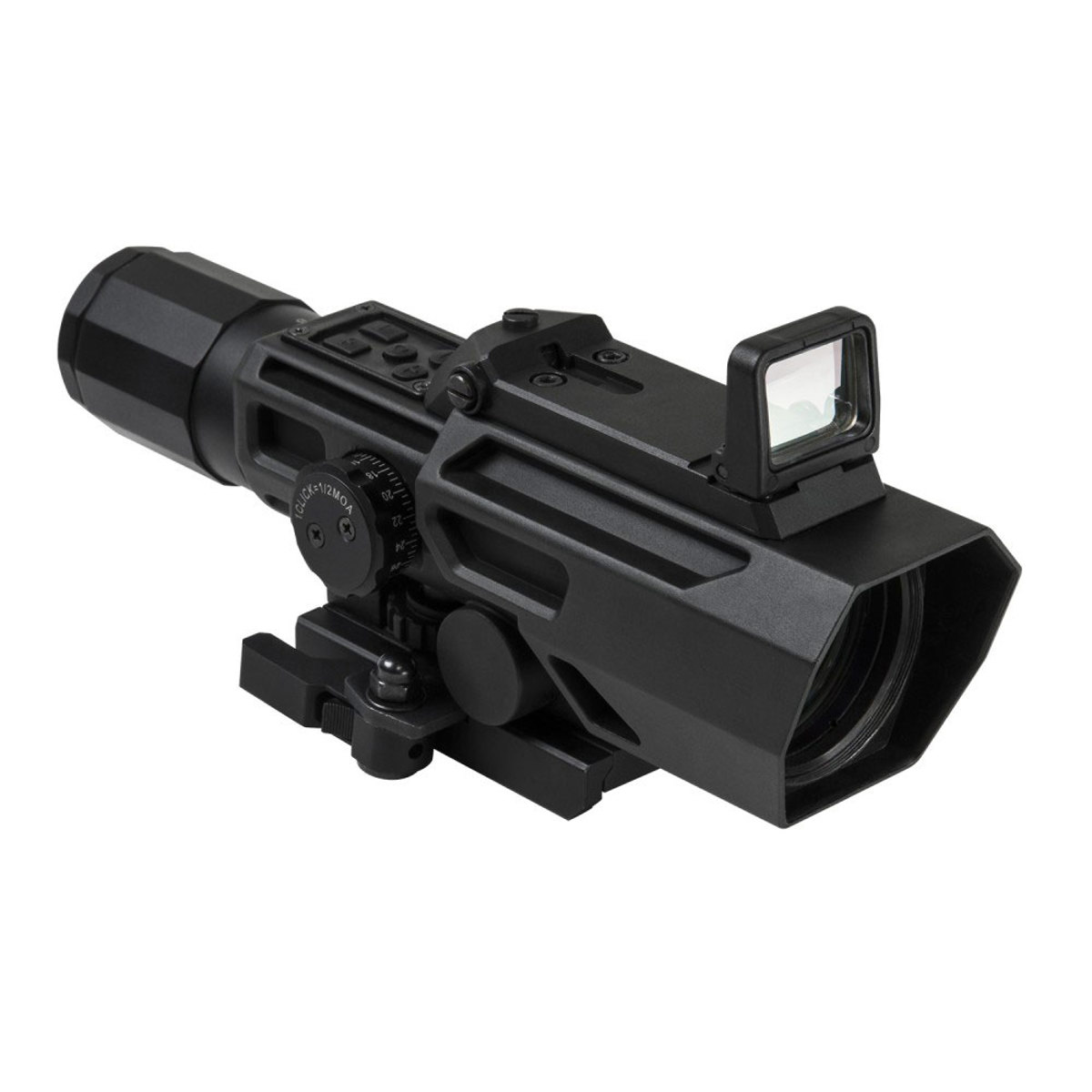 

NcSTAR Vism 3-9x42 ADO Riflescope, Illum P4 Ret, Integrated Reflex Optic