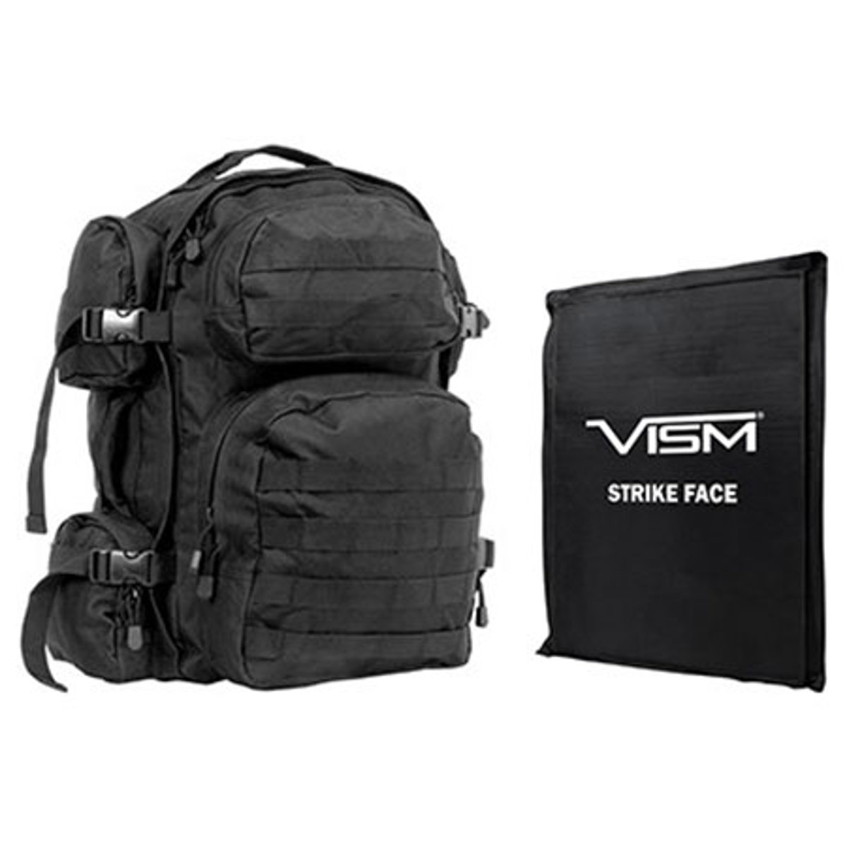 

NcSTAR Vism Tactical Backpack with 10x12" Soft Ballistic Panel, Black