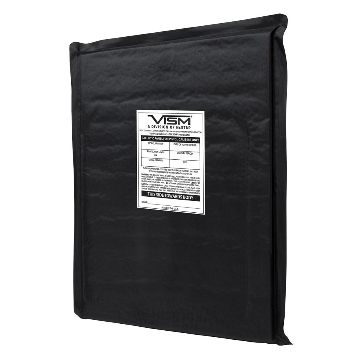 

NcSTAR Vism 11x14" Soft Ballistic Panel, Rectangle Cut, Rated at Level IIIA