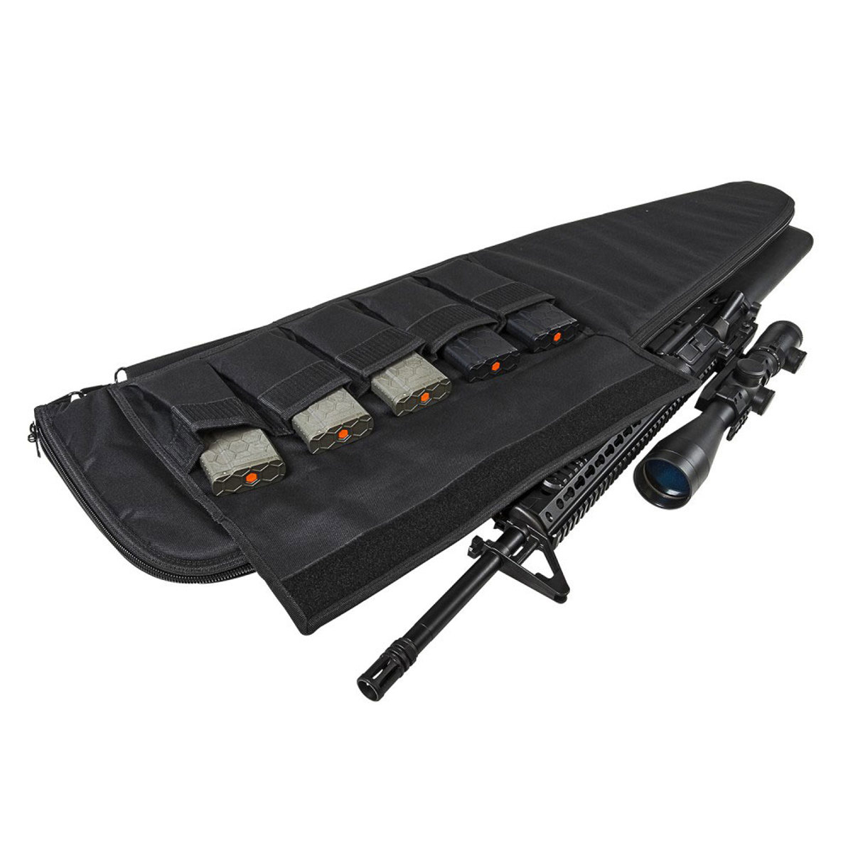 NcSTAR Vism Soft Padded Rifle / Shotgun Case 46"L x 13"H, Black