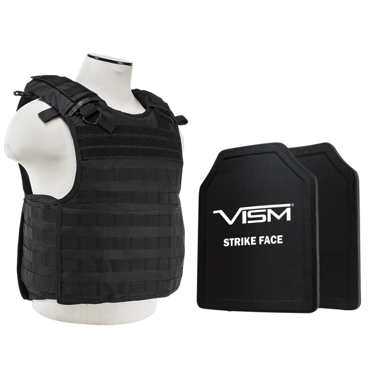

NcSTAR Vism Quick Release Ballistic Plate Carrier Vest, w/11x14" PE Hard Plates