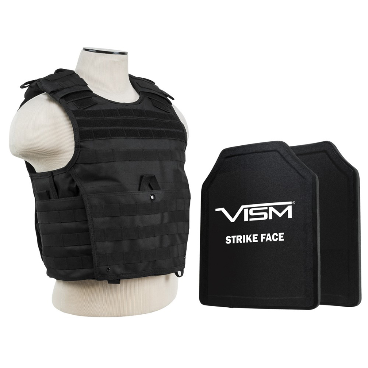 

NcSTAR Vism Expert Ballistic Plate Carrier Vest with Two 11x14" PE Hard Plates