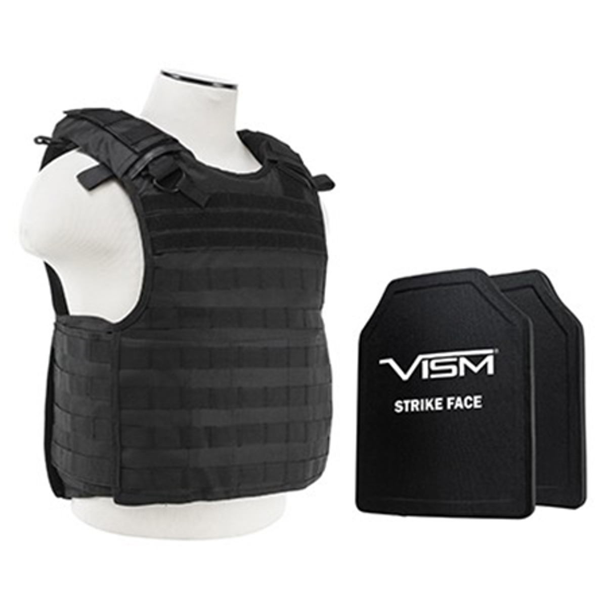 

NcSTAR Vism Quick Release Ballistic Plate Carrier Vest, w/10x12" PE Hard Plates