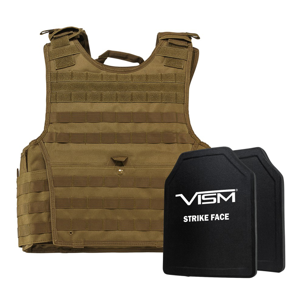 

NcSTAR Vism Expert Ballistic Plate Carrier Vest w/Two 10x12" PE Hard Plates, 2XL