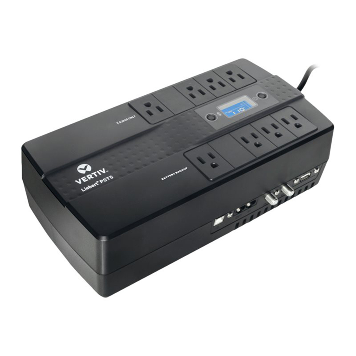 

VERTIV Liebert PST5 120V Simulated Sinewave 8-Outlet UPS 500VA/300W