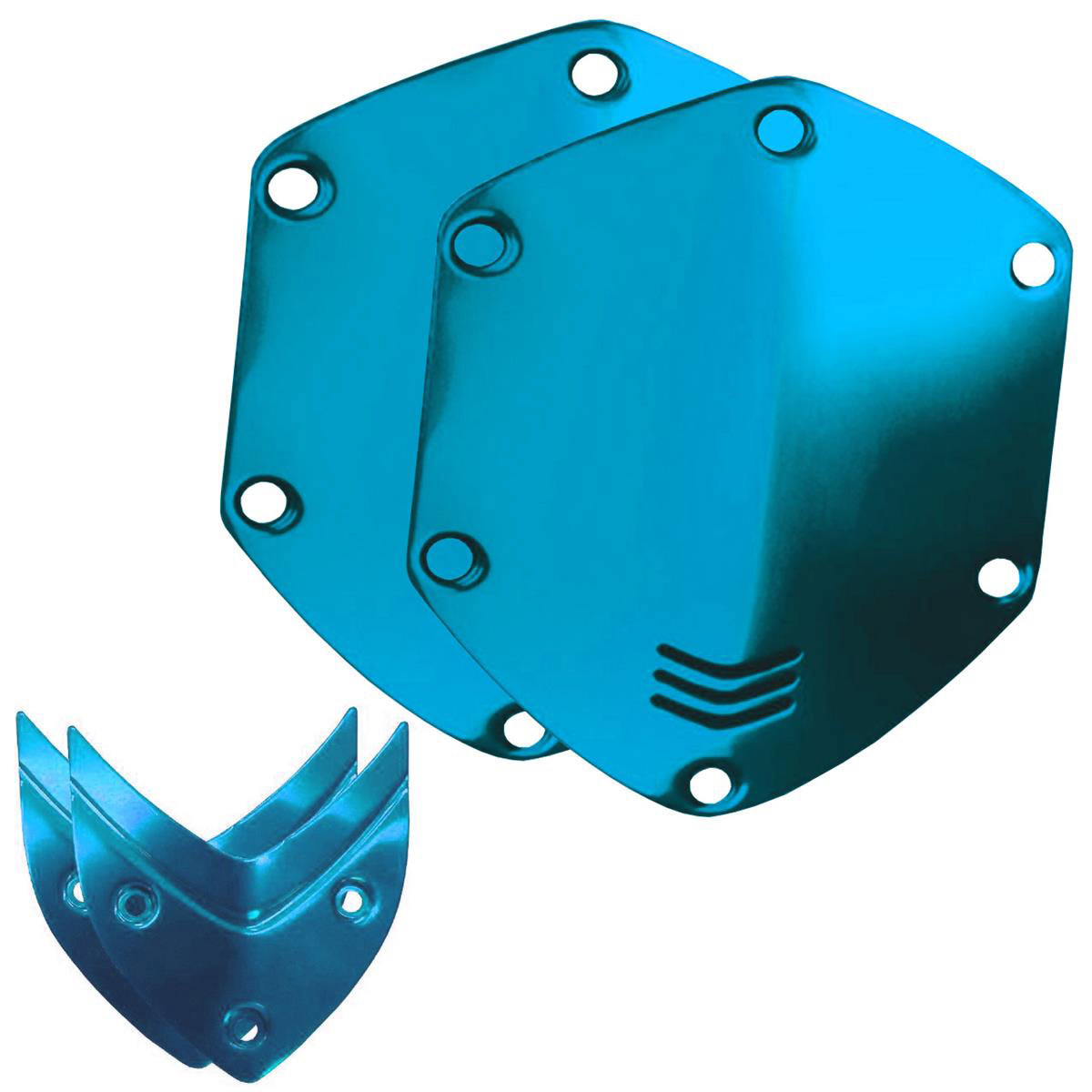 

V-MODA V-Moda Over-Ear Custom Metal Shield Kit for Crossfade Headphones, Ocean Blue