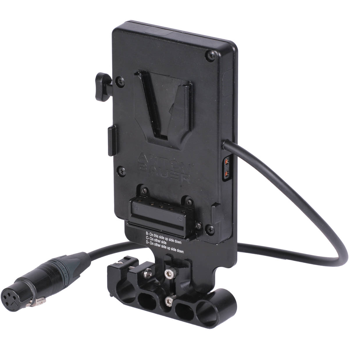 

Vocas 15mm Rail V-Lock Mount Plate with 4-Pin XLR Connector
