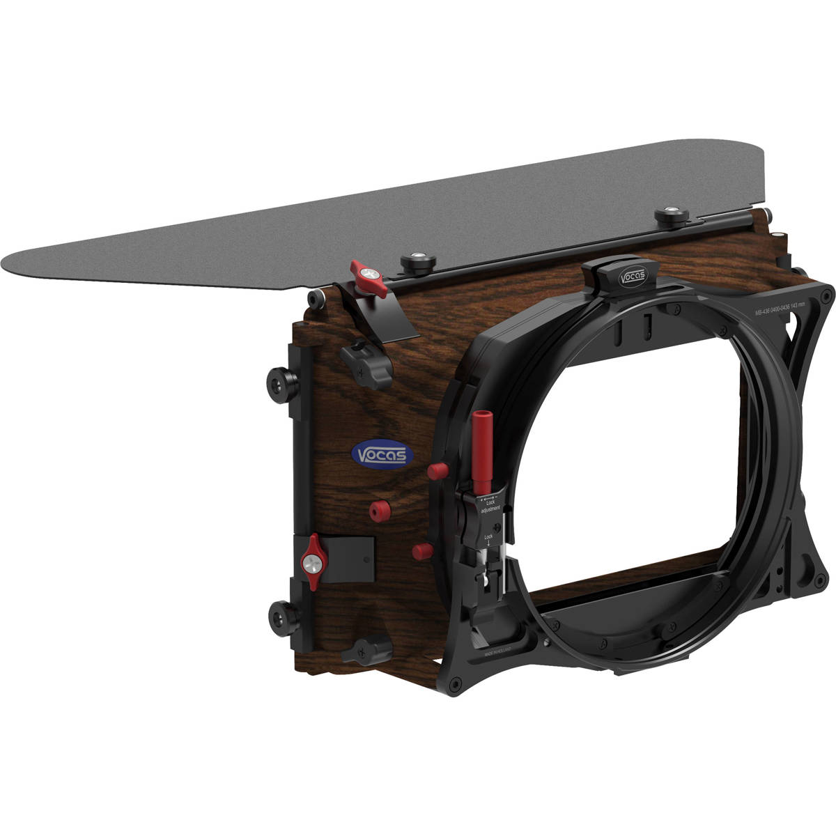 

Vocas MB-436 Clip-On 4x5.65" Matte Box, Wood Grain