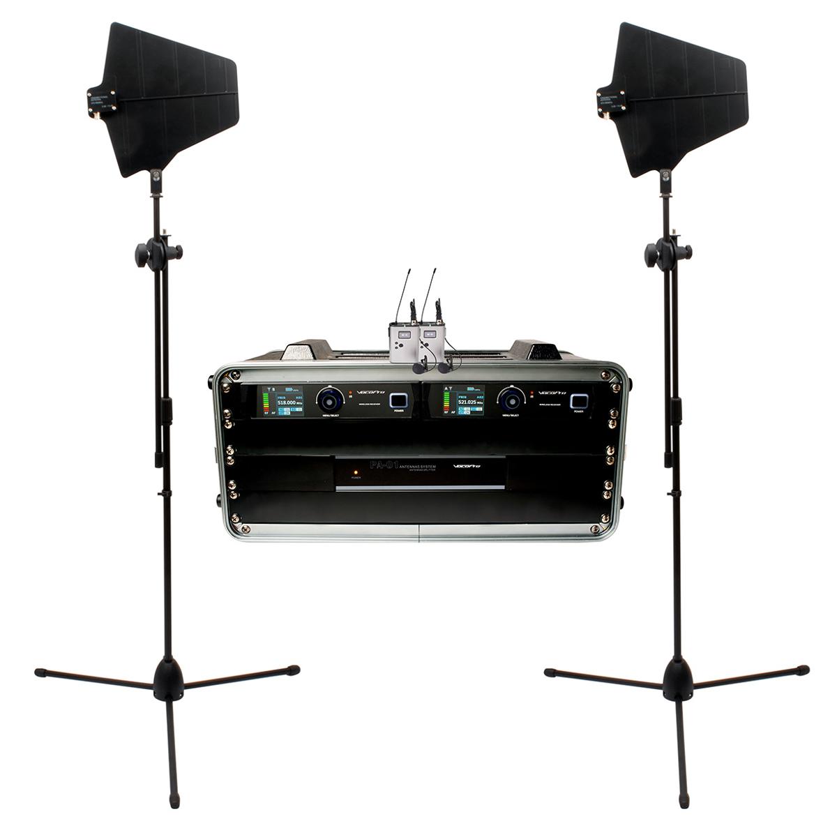 

VocoPro BenchMark-Dual Touring Grade Wireless System with 2x Body Pack Tx
